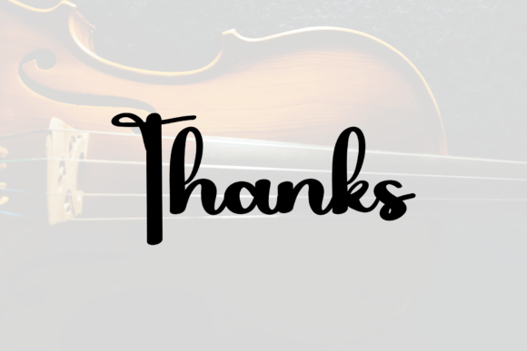 Newyear Melody Font PNG with transparent background - Preview 4