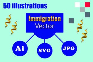 50 - Immigration Illustrations Pack