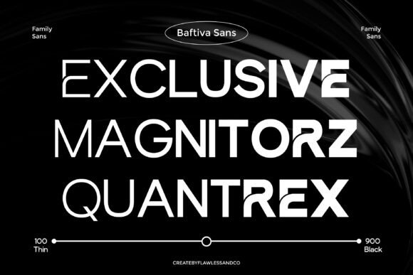 Baftiva Font - Preview 1
