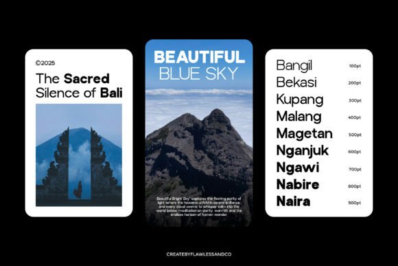 Baftiva Font - Preview 2