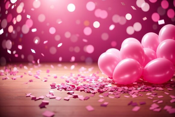 Birthday Background Digital Paper
