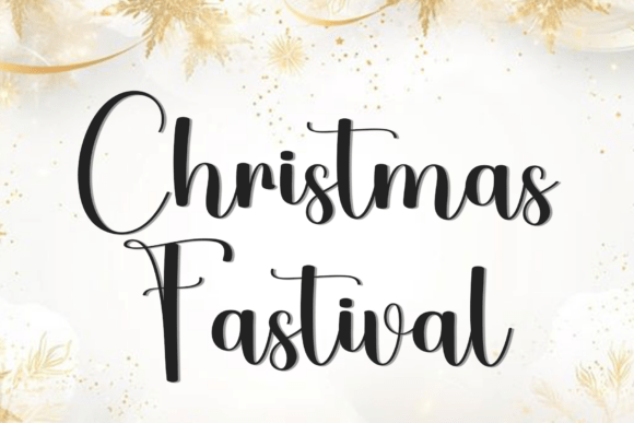 Birthday Santa Font - Preview 1