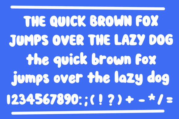 Bold Rounded Font - Preview 3