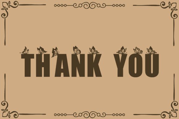 Butterfly Font - Preview 3