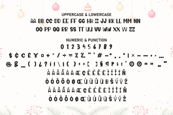 Christmas Alpabet Font - Preview 6