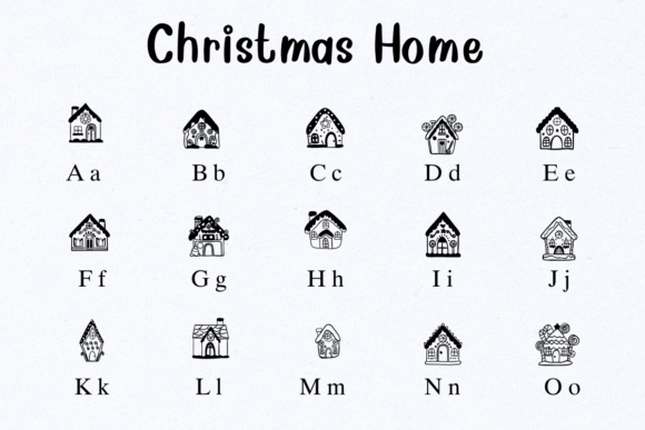 Christmas Home Font - Preview 1
