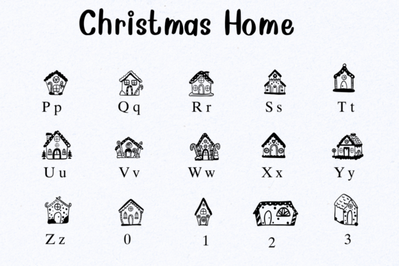Christmas Home Font - Preview 2