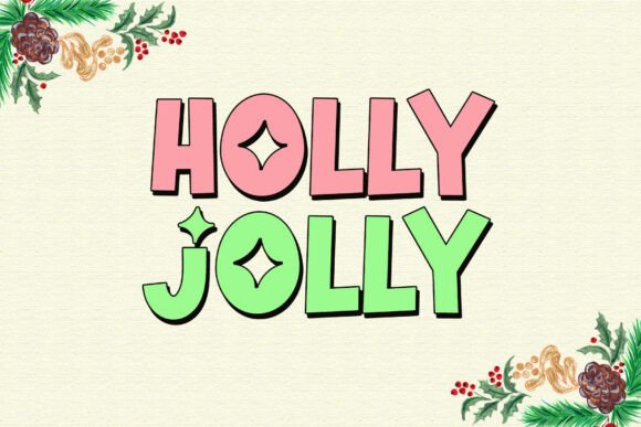 Christmas Wishing Font PNG with transparent background - Preview 1