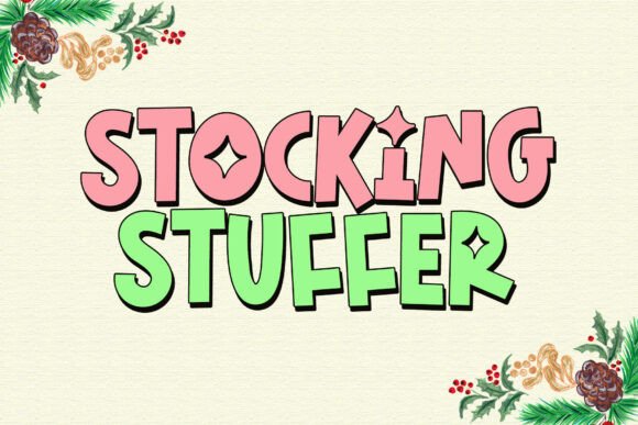 Christmas Wishing Font PNG with transparent background - Preview 2