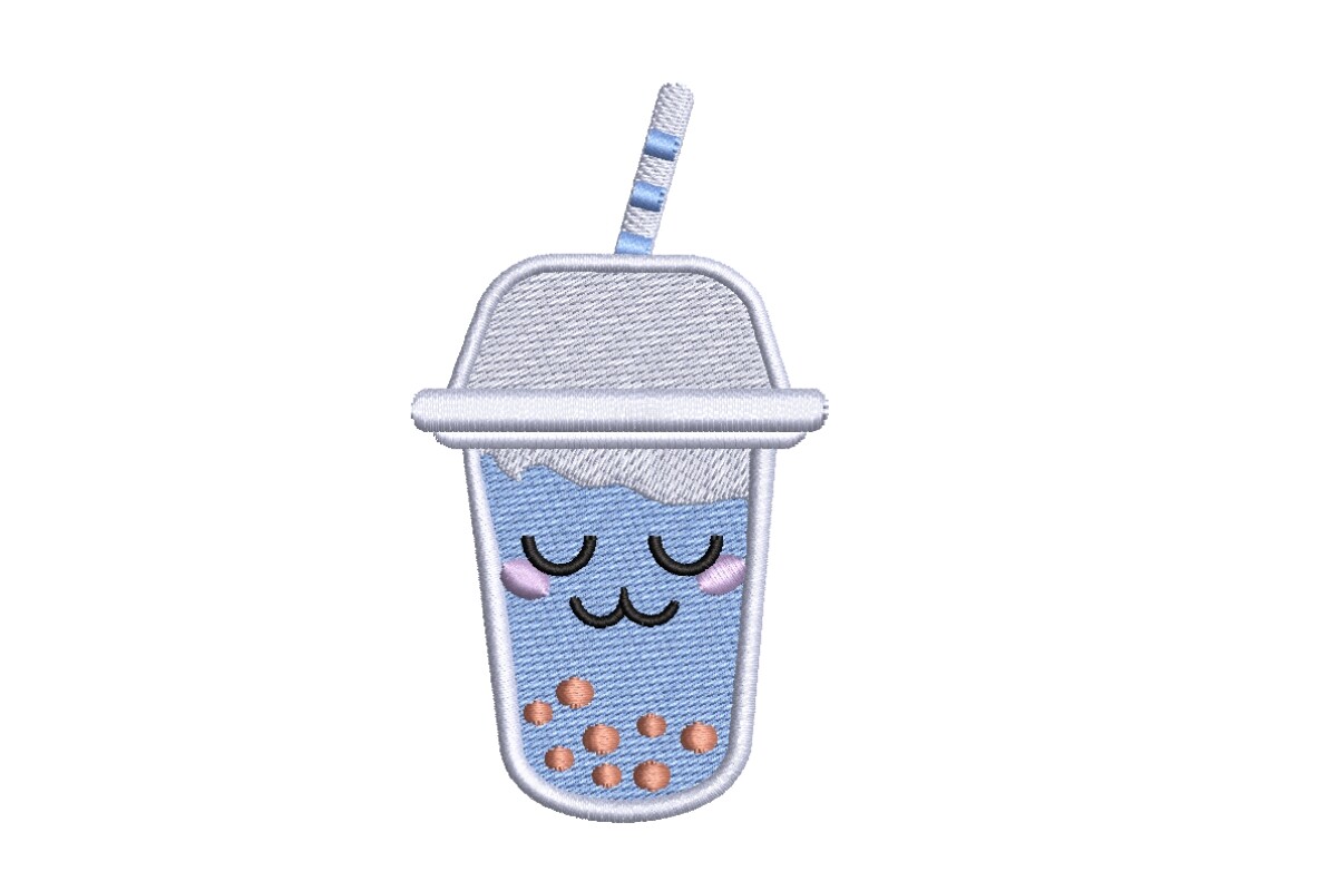 Cute Kawaii Berry Boba Tea
