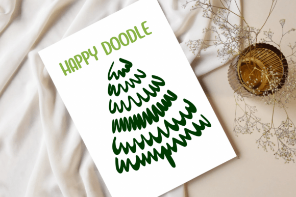 Cute Tree Christmas Font - Preview 2