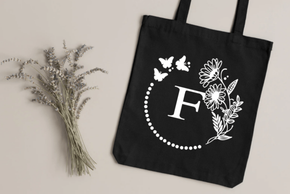 Daisy Frame Font PNG with transparent background - Preview 4