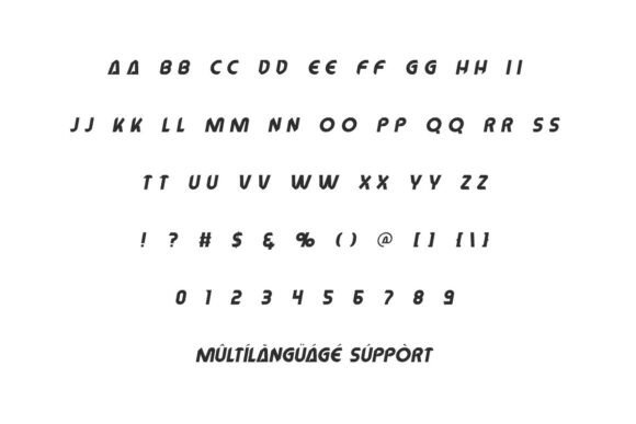 Grand Speed Font PNG with transparent background - Preview 4