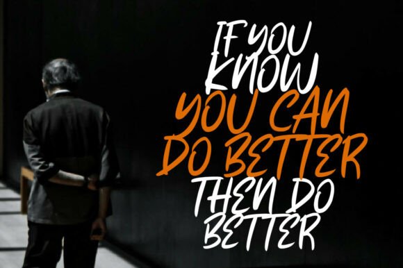 Just Brush Font PNG with transparent background - Preview 3