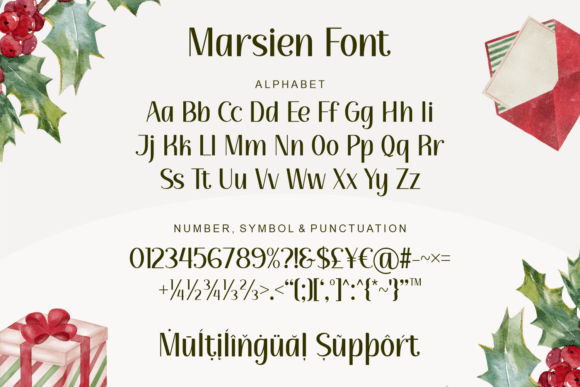 Marsien Font PNG with transparent background - Preview 6