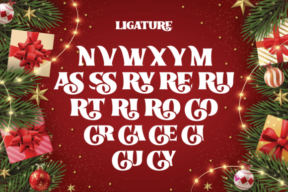Merry Coldness Font PNG with transparent background - Preview 4