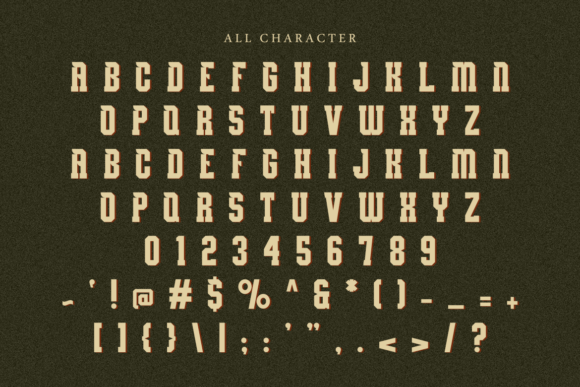 North Courage Font PNG with transparent background - Preview 1