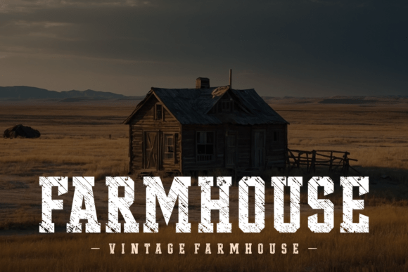 Original Vintage Font PNG with transparent background - Preview 1