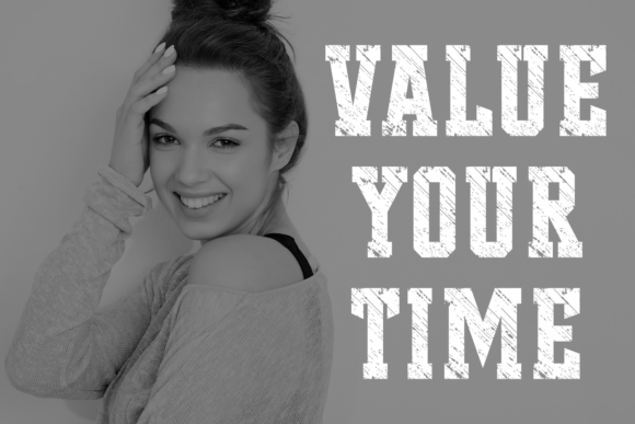 Original Vintage Font PNG with transparent background - Preview 3