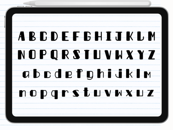 Pacenils Font PNG with transparent background - Preview 1