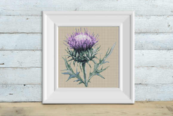 Scottish Thistle Cross Stitch Pattern