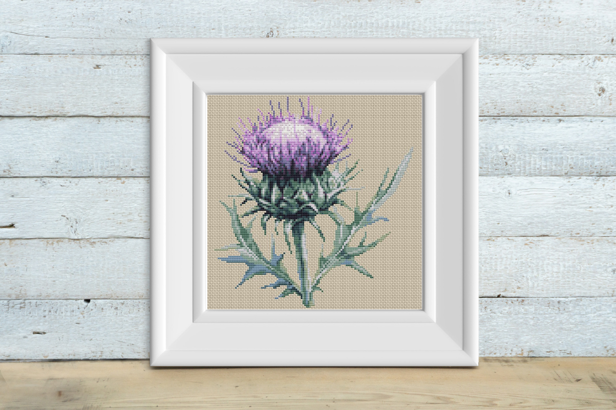 Scottish Thistle Cross Stitch Pattern