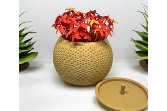 Bee Double Planter STL | 3D Printable Succulent Pot - Image 12