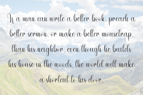 Amelia Font - Preview 5