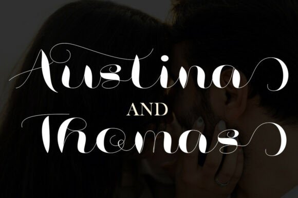 Argent Script Font - Preview 1