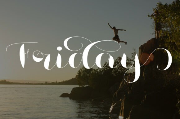 Argent Script Font - Preview 2