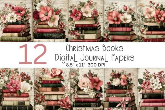 Christmas Books Digital Journal Papers