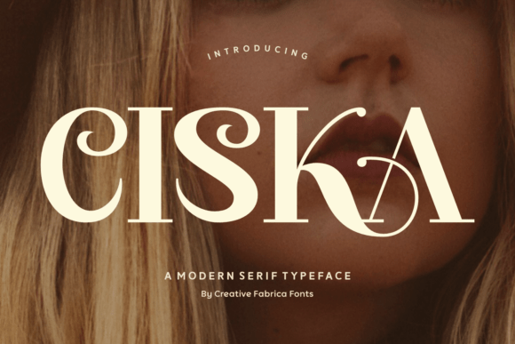 Ciska editorial serif font