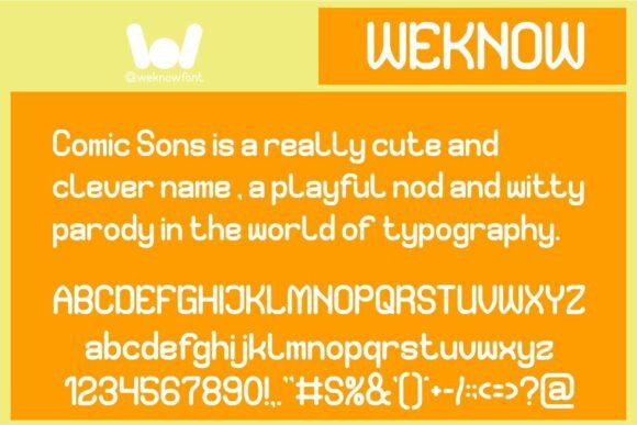 Comic Sons Font - Preview 1