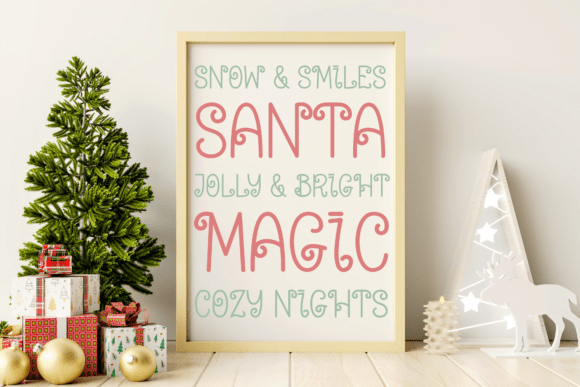 December Moonlight Font - Preview 1