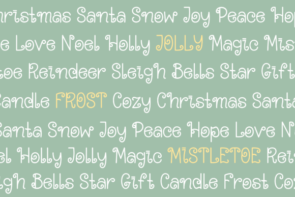 December Moonlight Font - Preview 2