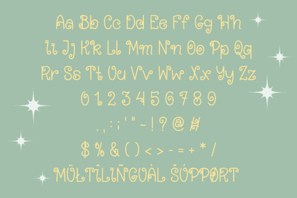 December Moonlight Font - Preview 4