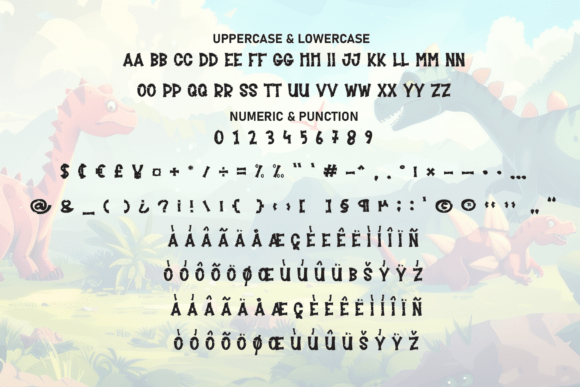 Dinoland Font - Preview 6
