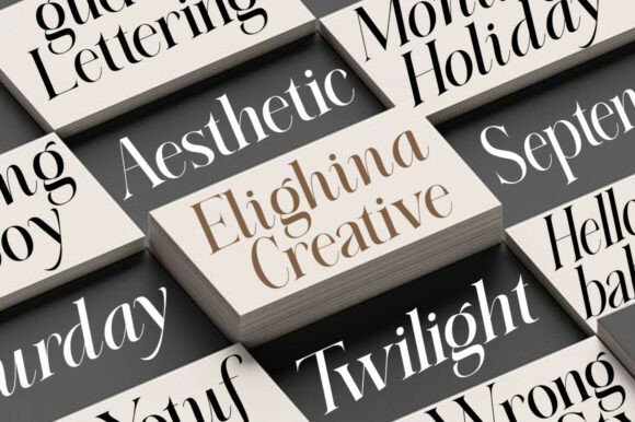Elighina Serif Font - Preview 4
