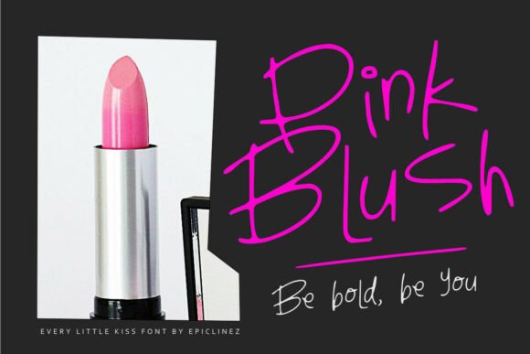 Every Little Kiss Font PNG with transparent background - Preview 2