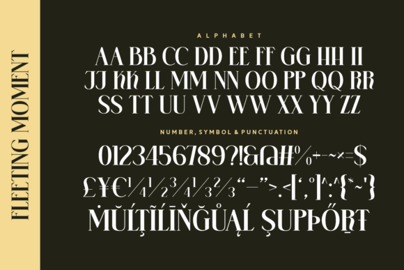 Fleeting Moment Font PNG with transparent background - Preview 3