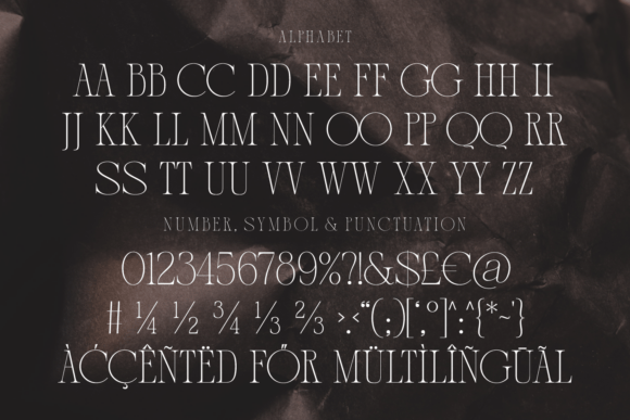 Groulyn Font font preview - 4