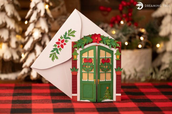 Holiday Doorstep Card SVG