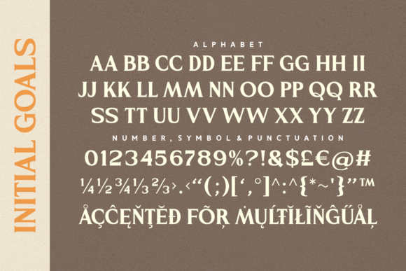 Initial Goals Font PNG with transparent background - Preview 4