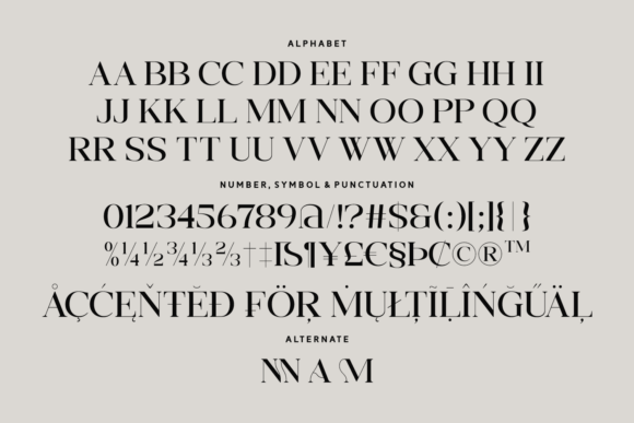 Menno Font PNG with transparent background - Preview 3