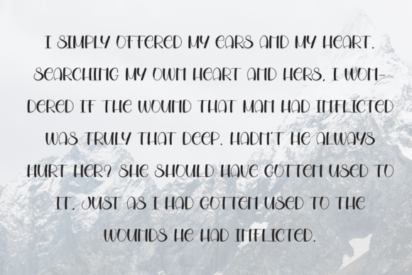 Morning Christmas Font font preview - 5