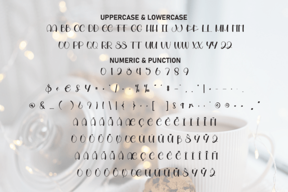 Morning Christmas Font font preview - 6