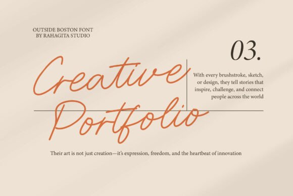 Outside Boston Font PNG with transparent background - Preview 5