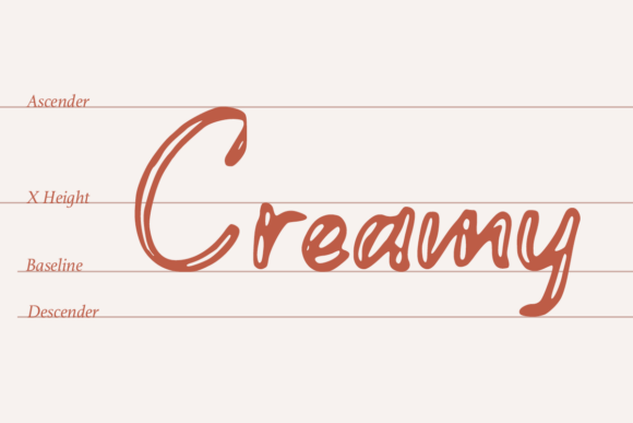 Paint Space Font PNG with transparent background - Preview 1