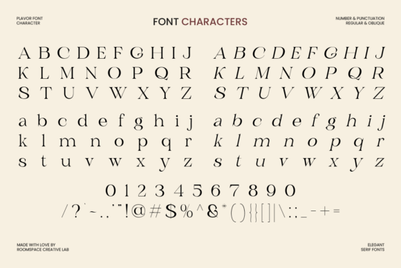 Plavor Font PNG with transparent background - Preview 6