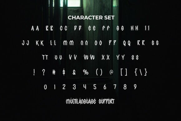 Psychodrama Font PNG with transparent background - Preview 2
